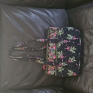 Vera Bradley Bag black, green and pink small